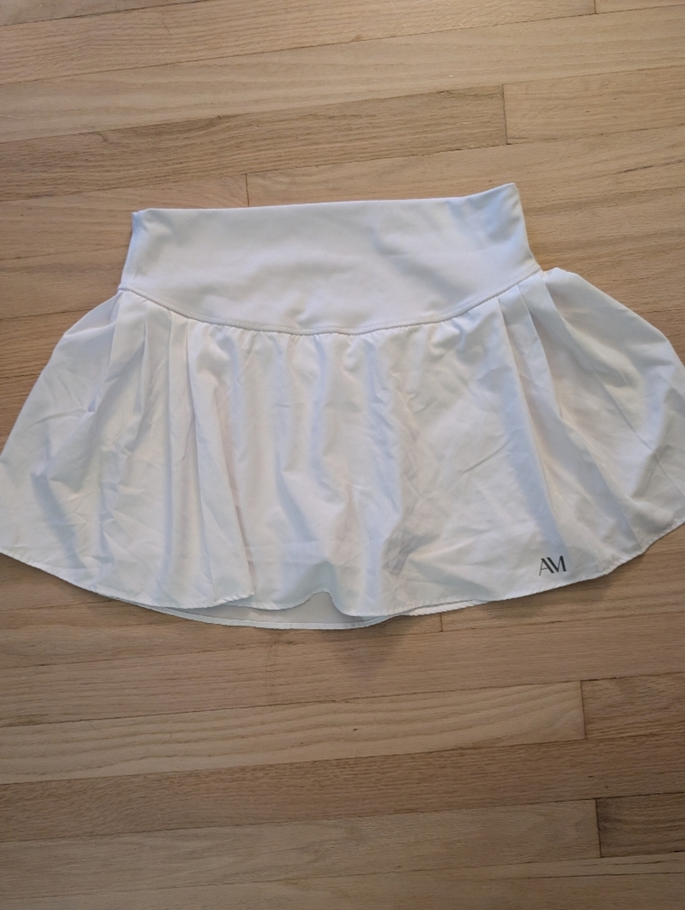 Adore Me White Circle Skirt with Wide Waistband